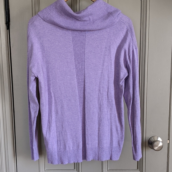 Cowl neck sweater Lilac - Picture 4 of 4